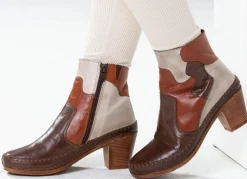 Gemini, modische Damen-Stiefeletten, Winterschuhe, Weite G, mit Reißverschluss