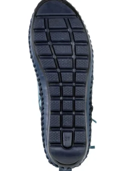 Gemini Mokassin-Stiefelette mit Knitter-Struktur