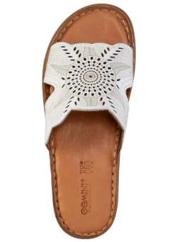 Gemini Pantolette aus Nappaleder mit Perforation