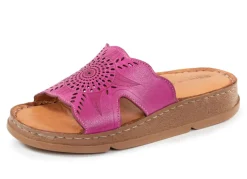 Gemini Pantolette aus Nappaleder mit Perforation