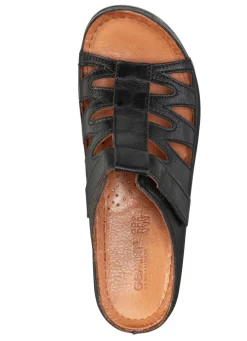 Gemini Pantolette aus teilweise schattiertem Rind-Nappaleder