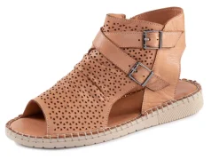 Gemini Sandale aus weichem Nappaleder mit Zierperforation