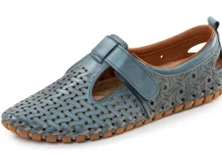 Gemini, sommerliche Damen-Slipper, Weite G, mit herausnehmbarem Fußbett