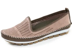 Gemini, sommerliche Damen-Slipper, Weite G, mit herausnehmbarem Fußbett