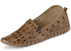 Gemini, sommerliche Damen-Slipper, Weite G, mit herausnehmbarem Fußbett