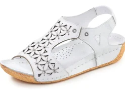 Gemini, sommerliche Damen-Sandalen, Weite G, aus Leder