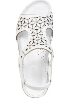 Gemini, sommerliche Damen-Sandalen, Weite G, aus Leder