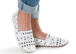 Gemini, sommerliche Damen-Slipper, Weite G, mit herausnehmbarem Fußbett