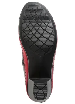 Gemini Stiefelette aus Rind-Nappaleder mit Kontraststreifen