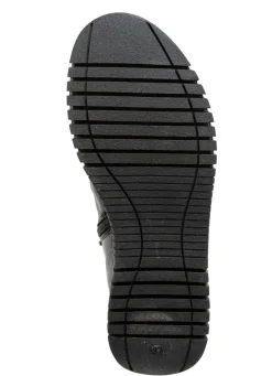 Gemini Stiefelette mit Raffung und dekorativen Knöpfen