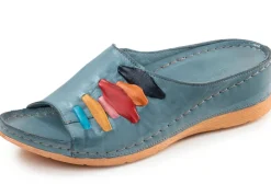 Gemini, trendige Damen-Pantoletten, Weite G, mit Gummizug