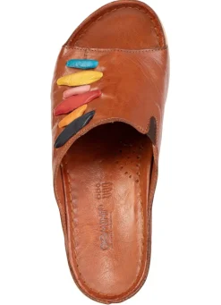 Gemini, trendige Damen-Pantoletten, Weite G, mit Gummizug