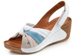 Gemini, trendige Damen-Sandaletten, Weite G, mit verstellbarer Klettspange