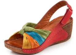 Gemini, trendige Damen-Sandaletten, Weite G, mit verstellbarer Klettspange