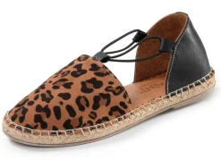 Gemini, trendige Damen-Slipper, Weite G, aus Leder