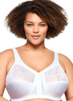 Glamorise Stütz-BH mit Vorderverschluss