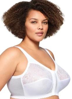 Glamorise Stütz-BH mit Vorderverschluss