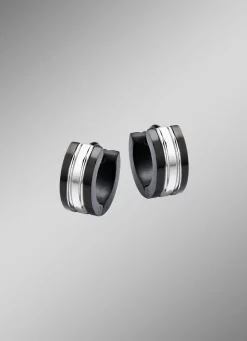 Glänzende Klappcreolen