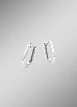 Glänzende Klappcreolen