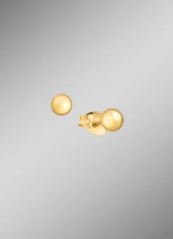 Glänzende Kugelohrstecker