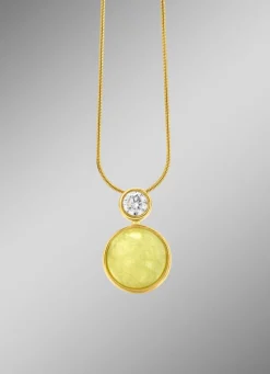 Grüne Pracht in edlem Design: Anhänger mit echt Aventurin