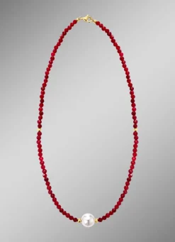 Halskette mit Muschelkernperle