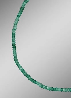 Halskette mit echt Smaragd