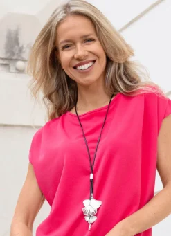 Halskette mit Ginkgo-Blätter