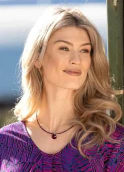 Halskette mit Kristallstein