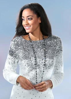 Halskette mit Muschel und Kristallsteine