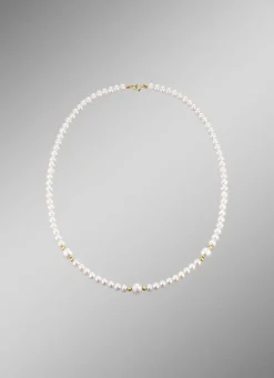 Halskette mit Süßwasser-Zuchtperlen