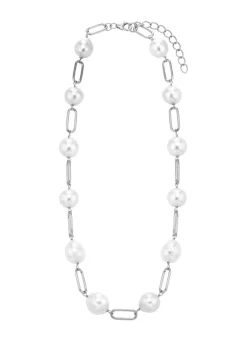 Halskette mit SW-Zuchtperlen
