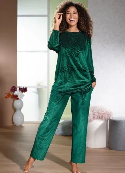 Hausanzug in Pannesamt