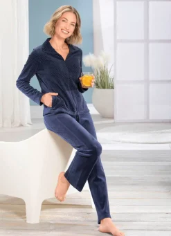 Hausanzug mit Waben-Optik