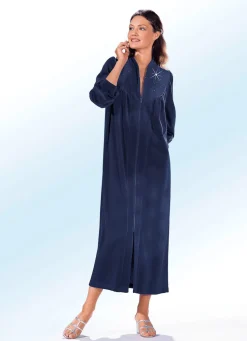 Hausmantel mit Strasszier