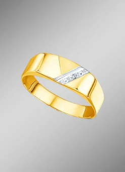 Herrenring mit Diamant