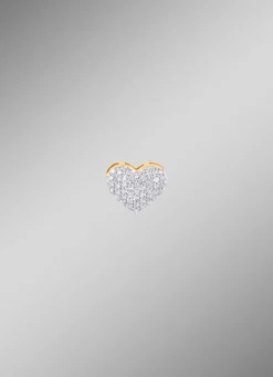 Herz-Anhänger mit 48 Diamanten