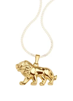 Hochglänzender Löwen-Anhänger