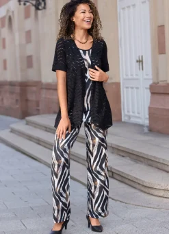 Hose in bequemer Weite