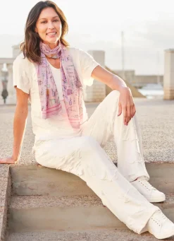 Hose in modischer Weite