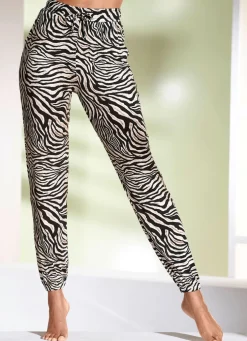 Hose mit Anmial-Print