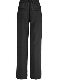 Hose mit Bundfalten in modischer Weite