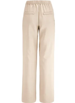 Hose mit Bundfalten in modischer Weite