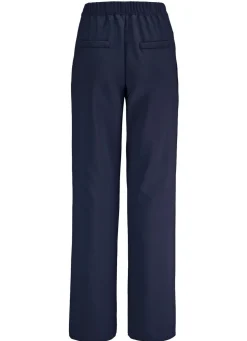 Hose mit Bundfalten in modischer Weite