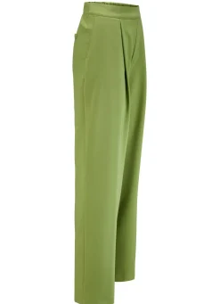 Hose mit Bundfalten in modischer Weite