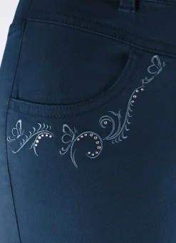 Hose mit funkelnden Glitzersteinchen