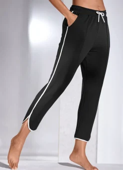 Hose mit Kontrastband