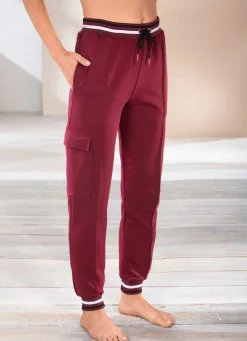 Hose mit kontrastfarbenem Dehnbund