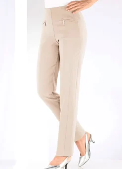 Hose mit Reißverschlüssen an den Taschen