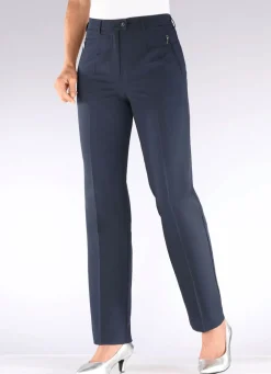 Hose mit Reißverschlüssen an den Seitentaschen